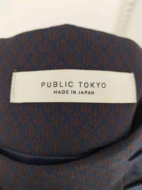パブリックトウキョウ PUBLIC TOKYO ダマスクジャガードペンシルタイトスカート レディース FREE