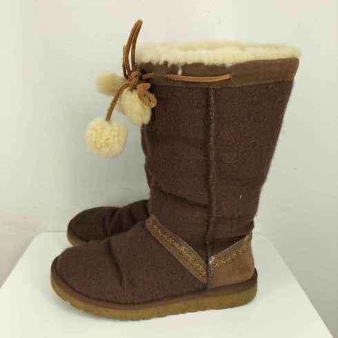 アグ UGG リボン ムートンブーツ レディース W6