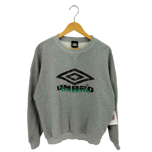 アンブロ UMBRO ロゴプリント クルーネックスウェット メンズ