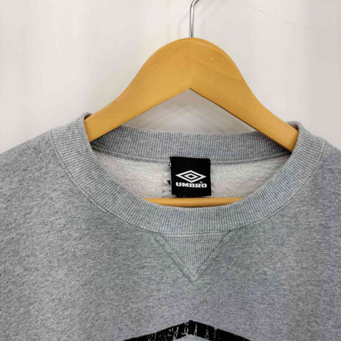 アンブロ UMBRO ロゴプリント クルーネックスウェット メンズ
