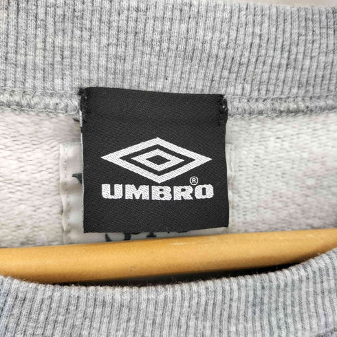 アンブロ UMBRO ロゴプリント クルーネックスウェット メンズ