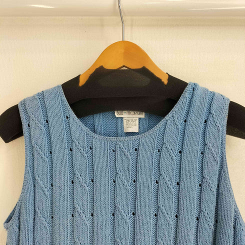 モルガン MORGAN 90S ケーブル ニット ベスト レディース