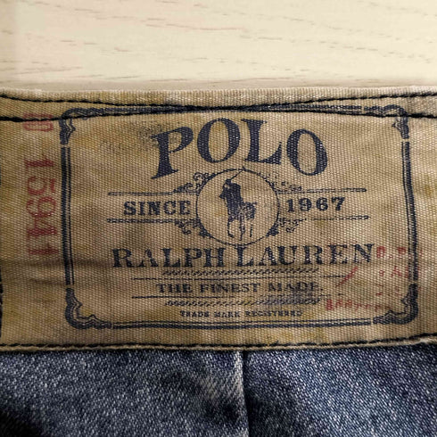 ポロラルフローレン POLO RALPH LAUREN ダブルニー ストレートデニム レディース 150