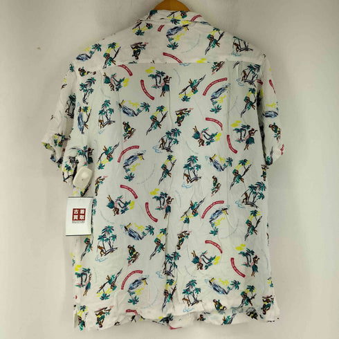 STYLED BY ORIGINALS 総柄 ココナッツボタン アロハシャツ メンズ XL