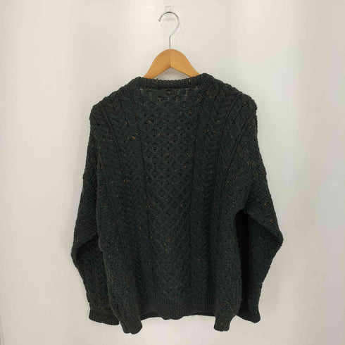 Carraig Donn 80-90s アイルランド製 フィッシャーマン ニット カーディガン メンズ import:L