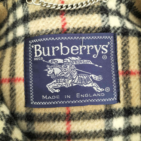 バーバリーズ BURBERRYS MADE IN ENGLAND 裏地ノバチェック ダッフルコート メンズ
