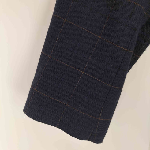 ザラ ZARA チェック柄 ダブルブレストテーラード レディース import:M