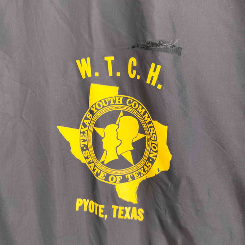 ダンブルック Dunbrooke 70-80S USA製 W.T.C.H. プリント ナイロン コーチジャケット メンズ import:L