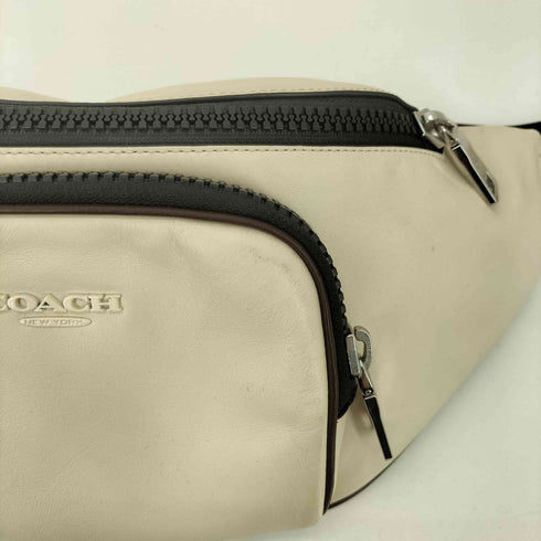 コーチ COACH 24AW シグネチャー レーサー ベルト レザー バック ボディ バック メンズ