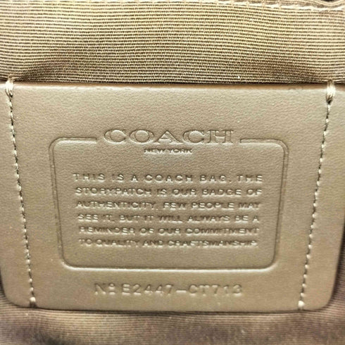 コーチ COACH 24AW シグネチャー レーサー ベルト レザー バック ボディ バック メンズ