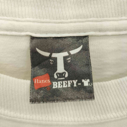 ヘインズ Hanes 00s BEEFY-T フロントプリント Tシャツ メンズ