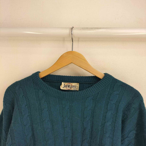 ジャンセン jantzen 80-90S USA製 ケーブルニット メンズ import:M