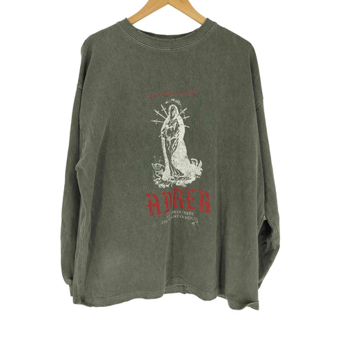 アドラー ADRER VINTAGE MAKE HEAVY WEIGHT PIGMENT LONG T ヴィンテージ メイク ヘビーウェイト ピグメント ロングTシャツ メンズ JPN:L