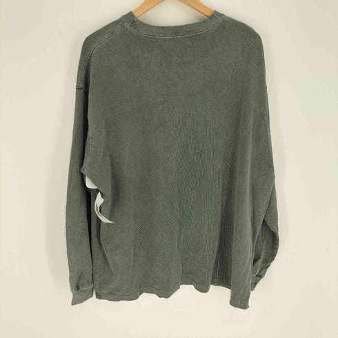 アドラー ADRER VINTAGE MAKE HEAVY WEIGHT PIGMENT LONG T ヴィンテージ メイク ヘビーウェイト ピグメント ロングTシャツ メンズ JPN:L