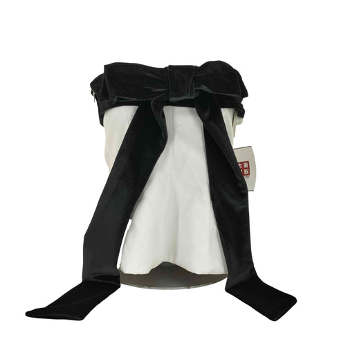 ザラ ZARA リボン付き ホルダーネックトップス レディース import:XS