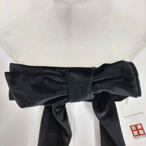 ザラ ZARA リボン付き ホルダーネックトップス レディース import:XS