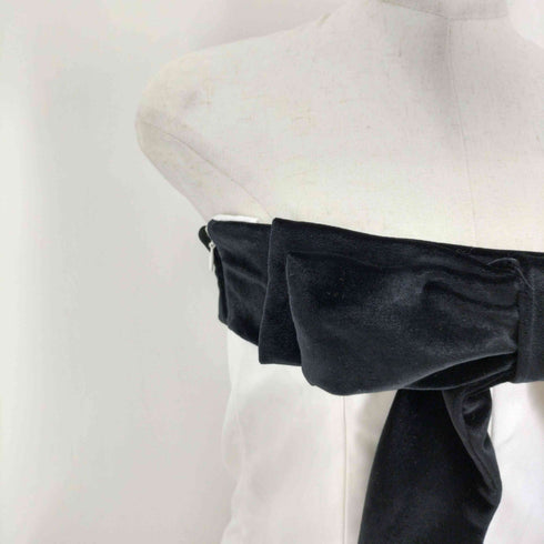 ザラ ZARA リボン付き ホルダーネックトップス レディース import:XS