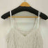 ザラ ZARA メタリックヤーンフリンジワンピース レディース import:S