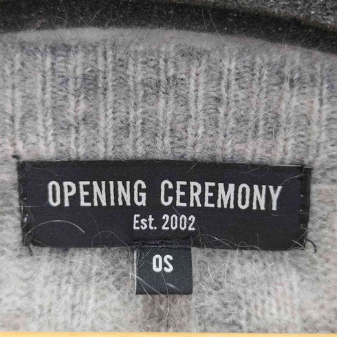 オープニングセレモニー OPENING CEREMONY モヘヤクロップドニット レディース JPN:S
