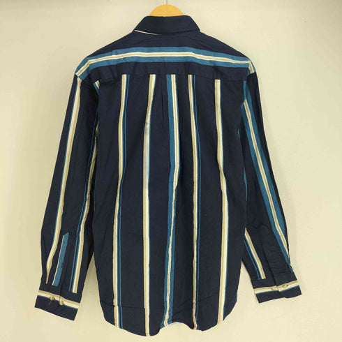TRADER BAY 90S コットン ストライプ B.D L/S シャツ メンズ import:M