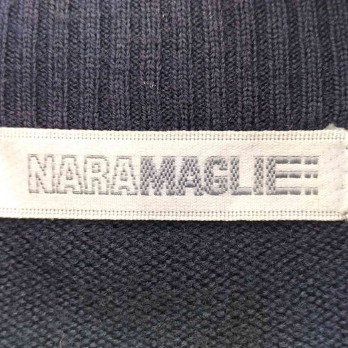 NARAMAGLIE フロント装飾 ウールドライバーズニット レディース JPN:1