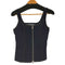 ザラ ZARA ジッパーデニムトップス レディース import:XS