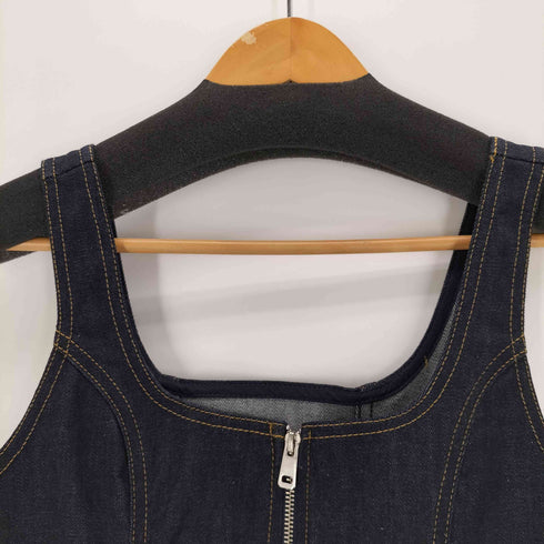 ザラ ZARA ジッパーデニムトップス レディース import:XS