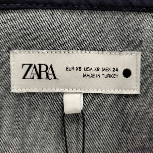ザラ ZARA ジッパーデニムトップス レディース import:XS