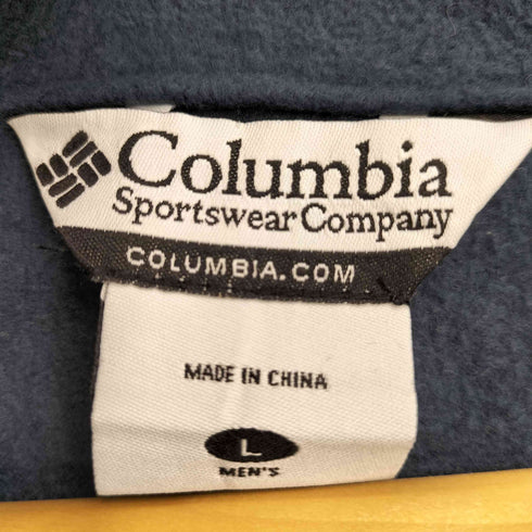 コロンビアスポーツウェア Columbia Sportswear ロゴ刺繍 ジップアップ フリースジャケット メンズ import:L