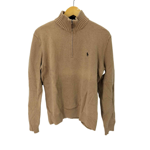 ポロバイラルフローレン Polo by RALPH LAUREN EXCLUSIVE OF DECORATION コットン ハーフジップ コットンニット メンズ JPN:S