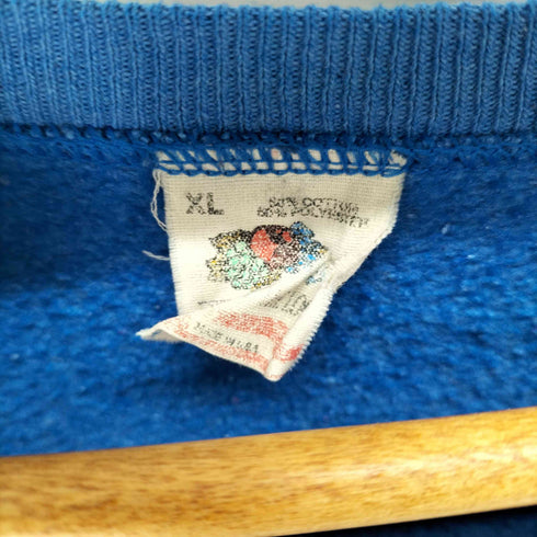 フルーツオブザルーム FRUIT OF THE LOOM 80s USA製 ICI FIBERITE 企業ロゴ ラグランスウェット メンズ JPN:XL