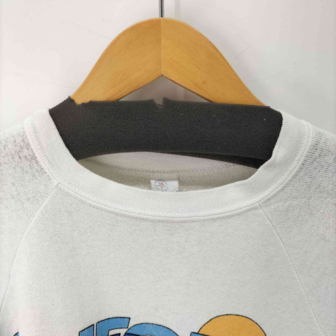 80s ACTIONWEAR USA製 CALIFORNIA プリント ラグランスウェット メンズ JPN:XL