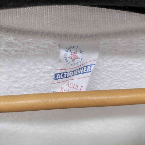 80s ACTIONWEAR USA製 CALIFORNIA プリント ラグランスウェット メンズ JPN:XL
