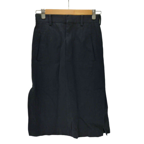 ビューティフルピープル beautiful people 21SS selvedge logo chino side vents skirt セルビッジ ロゴ チノ サイドベンツ スカート レディース JPN:36