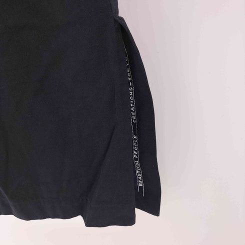 ビューティフルピープル beautiful people 21SS selvedge logo chino side vents skirt セルビッジ ロゴ チノ サイドベンツ スカート レディース JPN:36