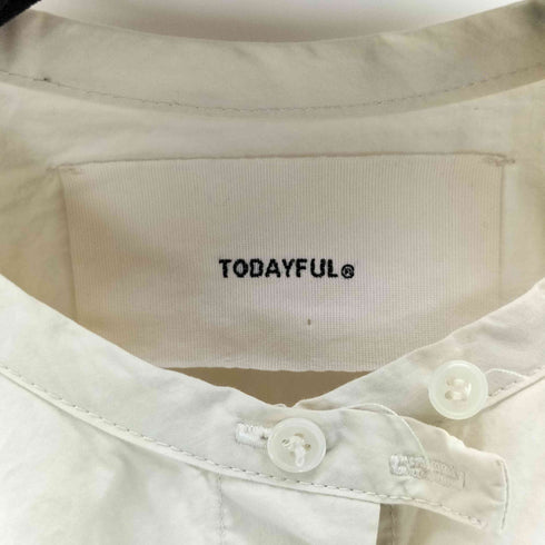 トゥデイフル TODAYFUL バンドカラーシャツワンピース レディース