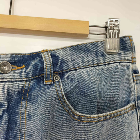 ロデオクラウンズ RODEO CROWNS 25SS ラクガキ バミューダ デニム パンツ レディース JPN:M
