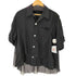 アンダーカバー UNDERCOVER 24SS レイヤード オープンカラー シャツ レディース JPN:1