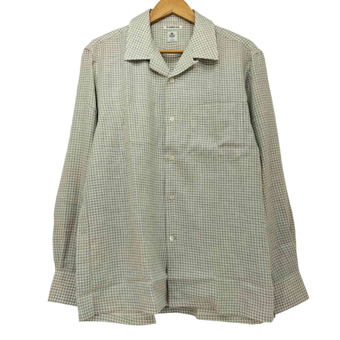 フェアファクス FAIRFAX チェック柄 ロングスリーブオープンカラーシャツ メンズ import:M