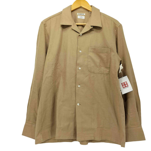 フェアファクス FAIRFAX Albini ロングスリーブ オープンカラーシャツ メンズ import:M