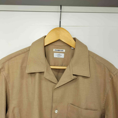 フェアファクス FAIRFAX Albini ロングスリーブ オープンカラーシャツ メンズ import:M