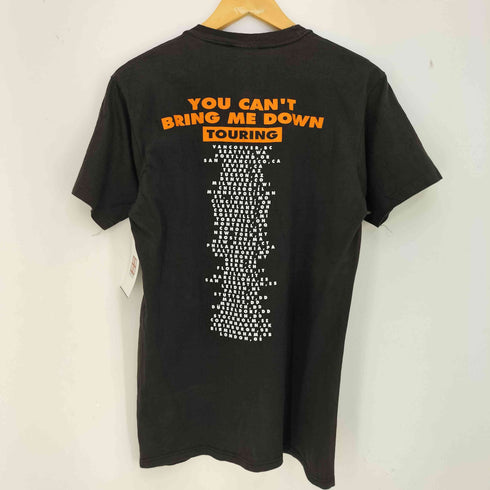 90s Hanesボディ USA製 一枚タグ シングルステッチ TOURING ツアー バンド プリントTシャツ メンズ import:M