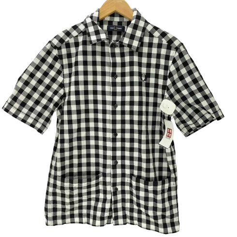 フレッドペリー FRED PERRY ギンガムチェック S/S カーゴ シャツ メンズ import:S