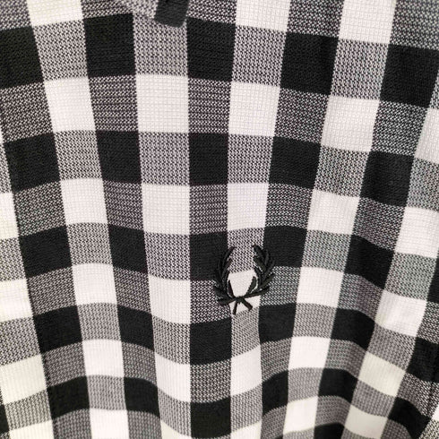 フレッドペリー FRED PERRY ギンガムチェック S/S カーゴ シャツ メンズ import:S