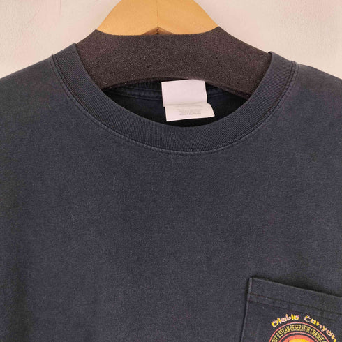 ポートアンドカンパニー PORT and COMPANY バックプリント アームファイヤーパターン L/S Tシャツ メンズ