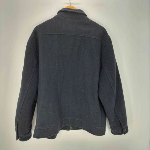 ギャップ Gap 00S 紺タグ OLD 裏地キルティング 中綿 ジップアップ ウール スイングトップ ブルゾン ビッグサイズ メンズ import:XL