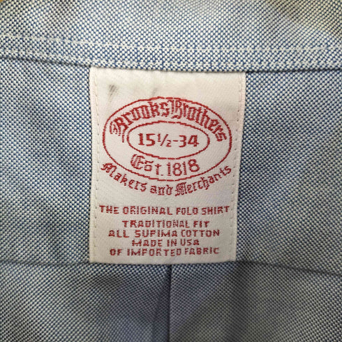 ブルックスブラザーズ BROOKS BROTHERS 90S USA製 L/S BD シャツ メンズ 15 1/2