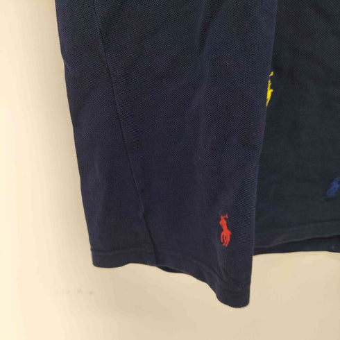 ポロラルフローレン POLO RALPH LAUREN 鹿の子 ポニー刺繍柄 半袖Tシャツ レディース L 14-16