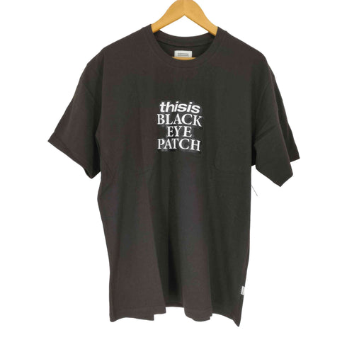 ザブラックアイパッチ THE BLACK EYE PATCH 両面プリント S/S カットソー メンズ import:L
