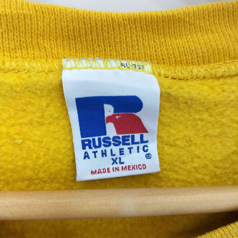 ラッセルアスレチック RUSSELL ATHLETIC 90s メキシコ製 MAESプリント 前Vスウェット メンズ import:XL